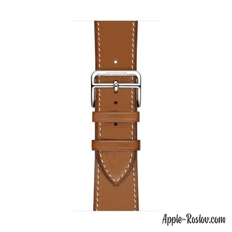 Apple Watch Hermes 42 mm silver/Simple Tour Barenia leather Fauve colors Apple Watch Hermes 42 mm silver/Simple Tour Barenia leather Fauve colors